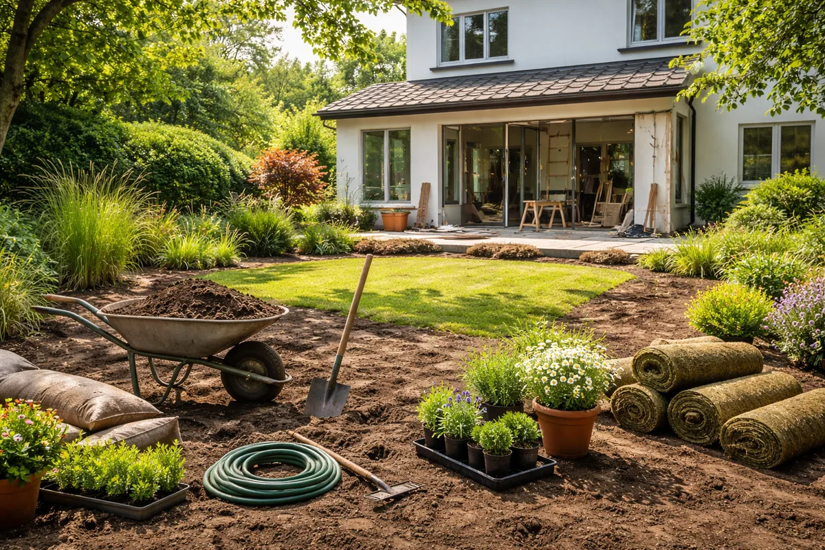 Comment bien préparer son jardin avant une rénovation de maison