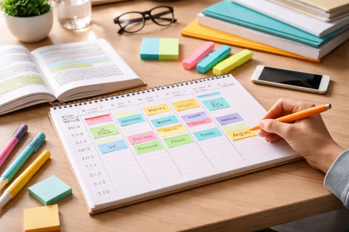 Comment élaborer un planning de révisions flexible pour le Bac et le Brevet