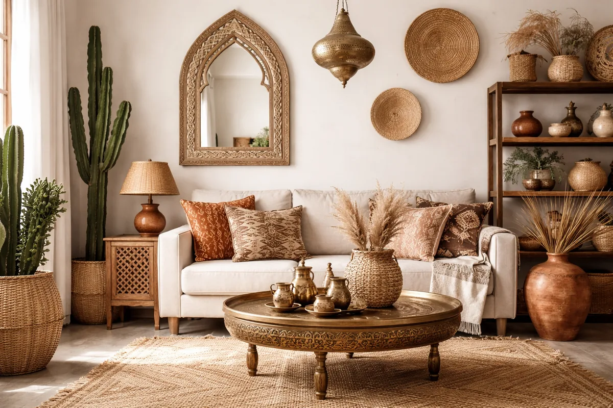 Comment utiliser l'artisanat marocain pour créer une décoration intérieure originale